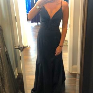 Morilee brown taupe bridesmaid dress